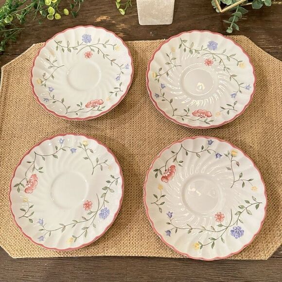 Johnson Bros Made in England Fine China Summer Chintz - 4 Tea Cups and Saucers - Picture 3 of 9